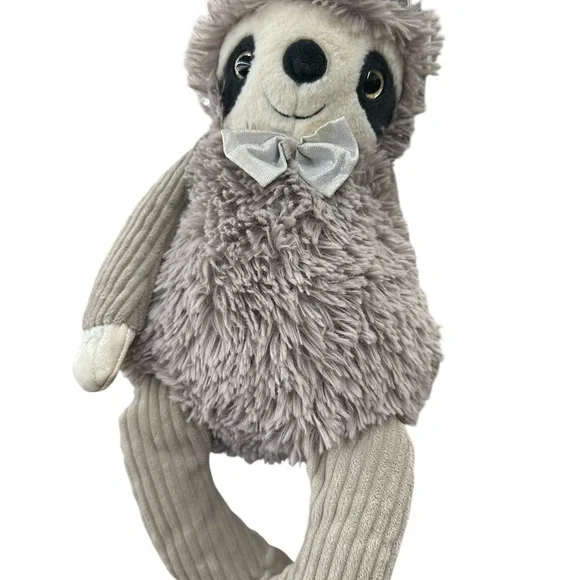 Scentsy Spiffy the Sloth Plush Sloth in Gray and White - Picture 3 of 3